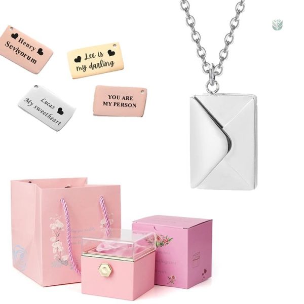 Coffret Éternel : Bijou et Rose