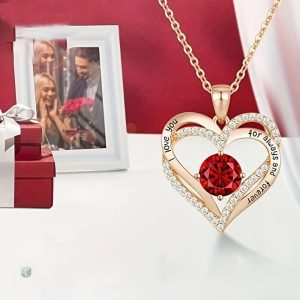 Collier décoré d'une rose éternelle