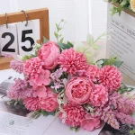 Bouquet de Fleurs Artificielles coloré et élégant