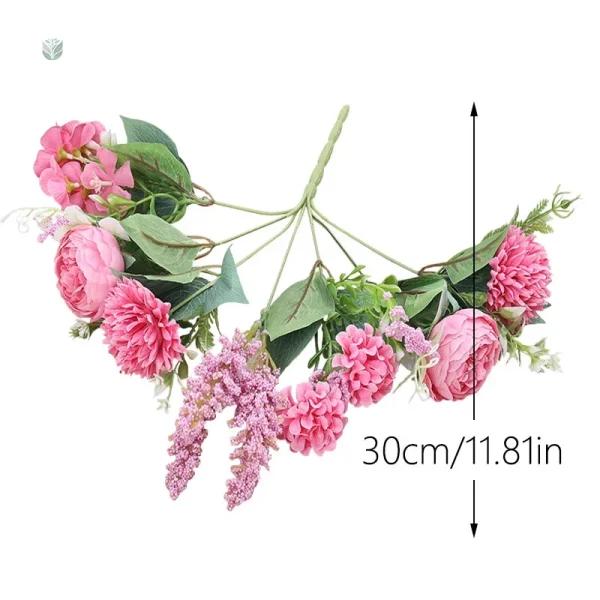 Bouquet de fleurs décoratives en option sans entretien