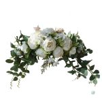 Bouquet de fleurs artificielles colorées et réalistes