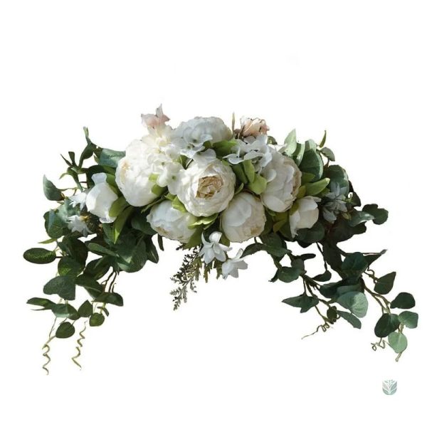 Bouquet de fleurs artificielles colorées et réalistes