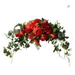 Composition florale artificielle avec variété de couleurs