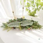 Fleurs synthétiques pour orner les tombes, style raffiné