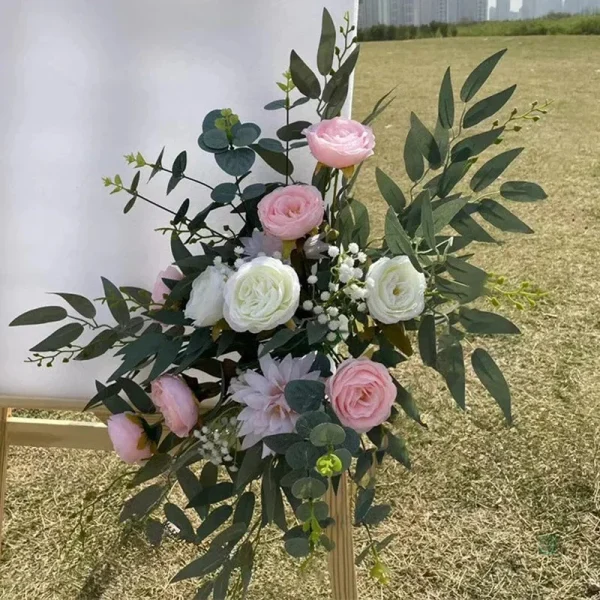 Composition de fleurs artificielles pour maison moderne