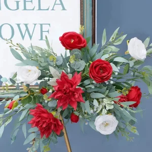 Centre de table fleuri pour célébrations de mariage