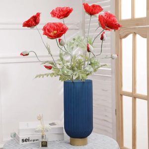 Coquelicot artificiel en fleurs décoratives