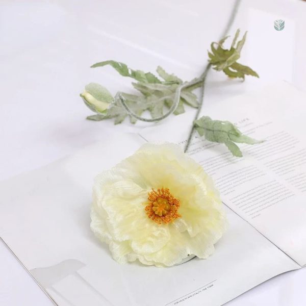 Fleurs pas cher : coquelicot artificiel vibrant