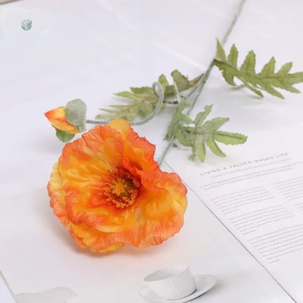 Coquelicot en plastique, choix durable et esthétique