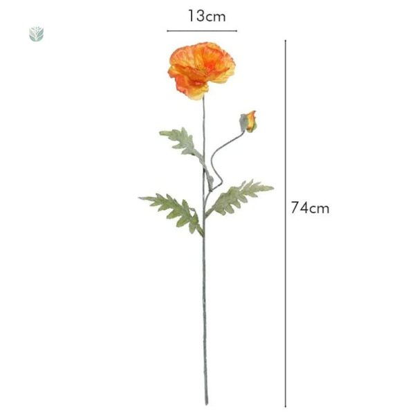 Fleurs artificielles coquelicot, beauté intemporelle sans entretien
