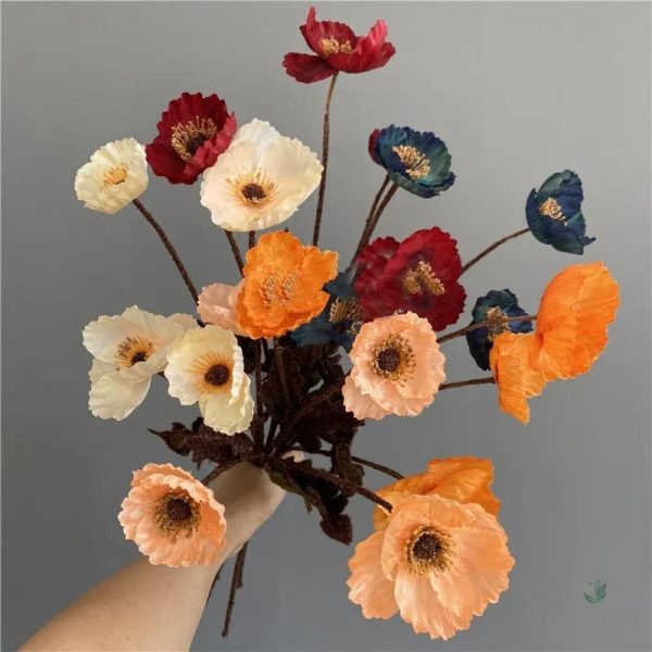 Fleur coquelicot, pièce unique d’art