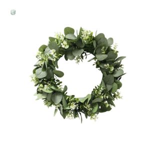 Couronne de feuilles d'eucalyptus pour embellir votre intérieur