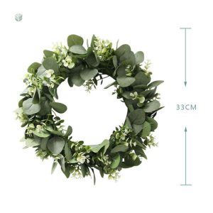 Couronne naturelle d'eucalyptus, parfaite pour toutes saisons
