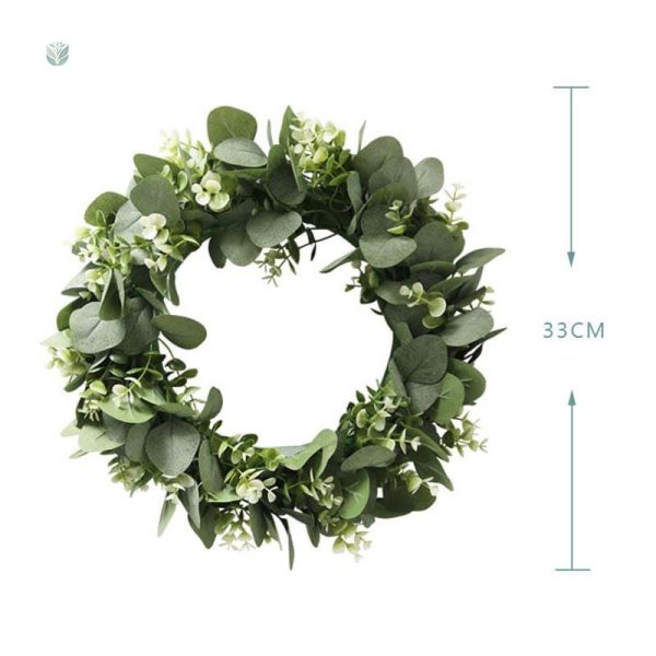 Couronne naturelle d'eucalyptus, parfaite pour toutes saisons