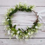 Couronne de fleurs pour cheveux idéale pour mariage