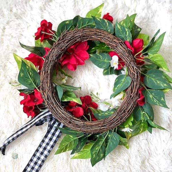 Accessoire floral géranium rouge pour embellir votre espace