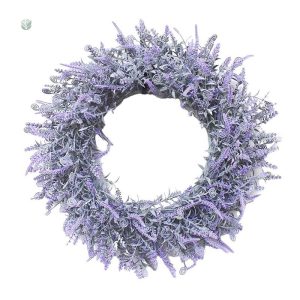 Couronne décorative en lavande pour une touche provençale