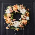 Couronne florale de pivoines pour décoration