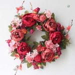 Couronne de pivoines douces et féminines