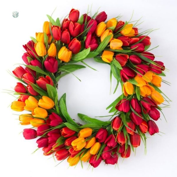 Couronne de Tulipes élégante pour décoration florale