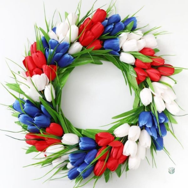 Couronne de Tulipes pour ajouter une touche de fraîcheur