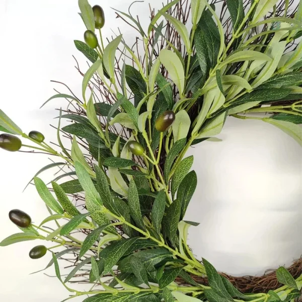Couronne florale d'Olivier pour événements festifs