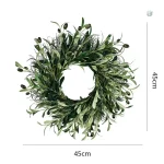 Couronne de fleurs d'Olivier, symbole de paix et d'harmonie