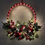 Couronnes lumineuses décoratives pour une ambiance festive