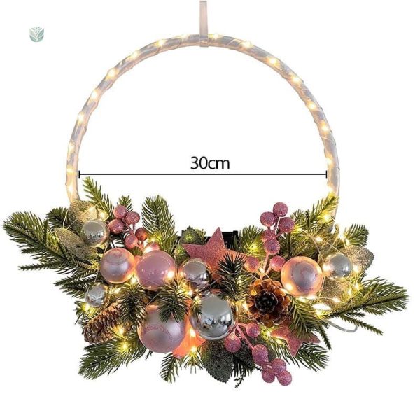 Couronnes lumineuses, ajout idéal pour vos décorations de fête