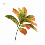 Plante verte artificielle Croton pour bureau
