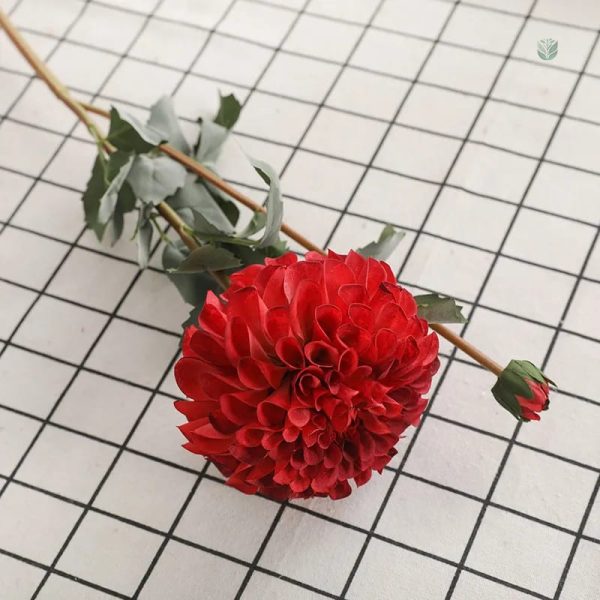 Fleurs artificielles pour cimetière : Dahlia élégant