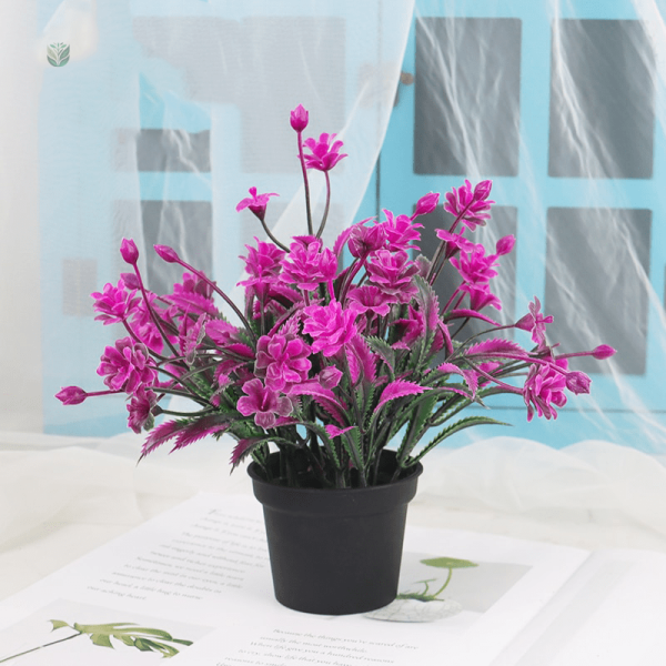 Arrangement de fleurs artificielles pour décoration intérieure