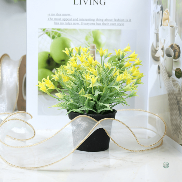 Accessoire déco : fleurs artificielles pour ambiance chaleureuse
