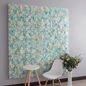 Mur de fleurs décoratif pour mariage élégant