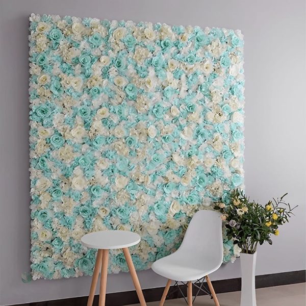 Mur de fleurs décoratif pour mariage élégant