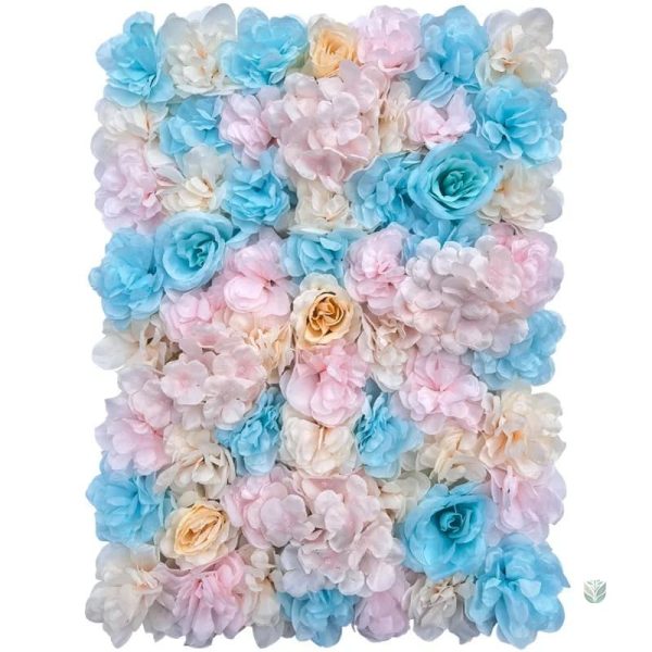 Élégant mur de fleurs pour réception de mariage