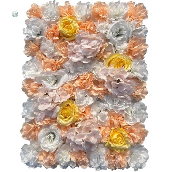 Mur de fleurs pour créer une ambiance festive