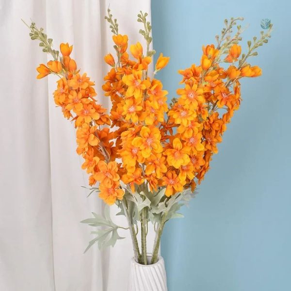 Delphinium artificiel élégant pour décoration intérieure