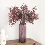 Eucalyptus artificiel aux teintes automnales