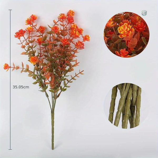 Plantes en eucalyptus synthétique, look frais et moderne