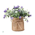 Fausse fleur en pot décoratif pour intérieur