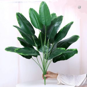 Fausse Grande Plante Verte, décoration intérieure réaliste