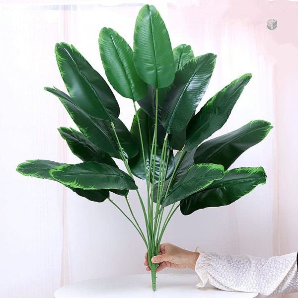 Fausse Grande Plante Verte, décoration intérieure réaliste