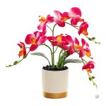 Orchidée artificielle réaliste pour un look naturel