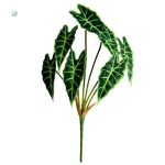 Fausse plante verte haute, décoration intérieure élégante
