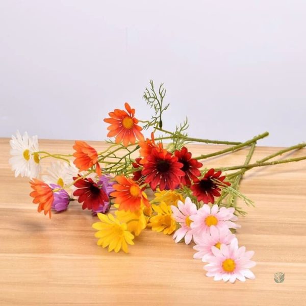 Fleurs artificielles Marguerites pour décoration intérieure