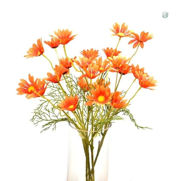 Décoration florale avec fausses Marguerites, look frais