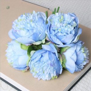 Pivoines en tissu pour décoration florale durable