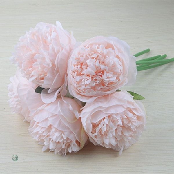 Fleurs décoratives en pivoines pour décoration intérieure