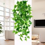 Fausses plantes retombantes pour décoration intérieure
